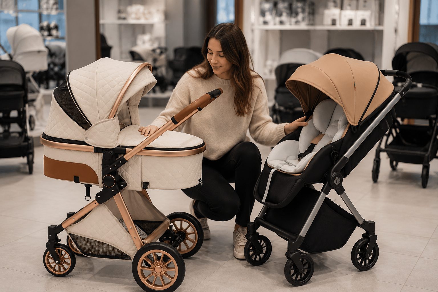 Quelle poussette choisir dès la naissance ? Image