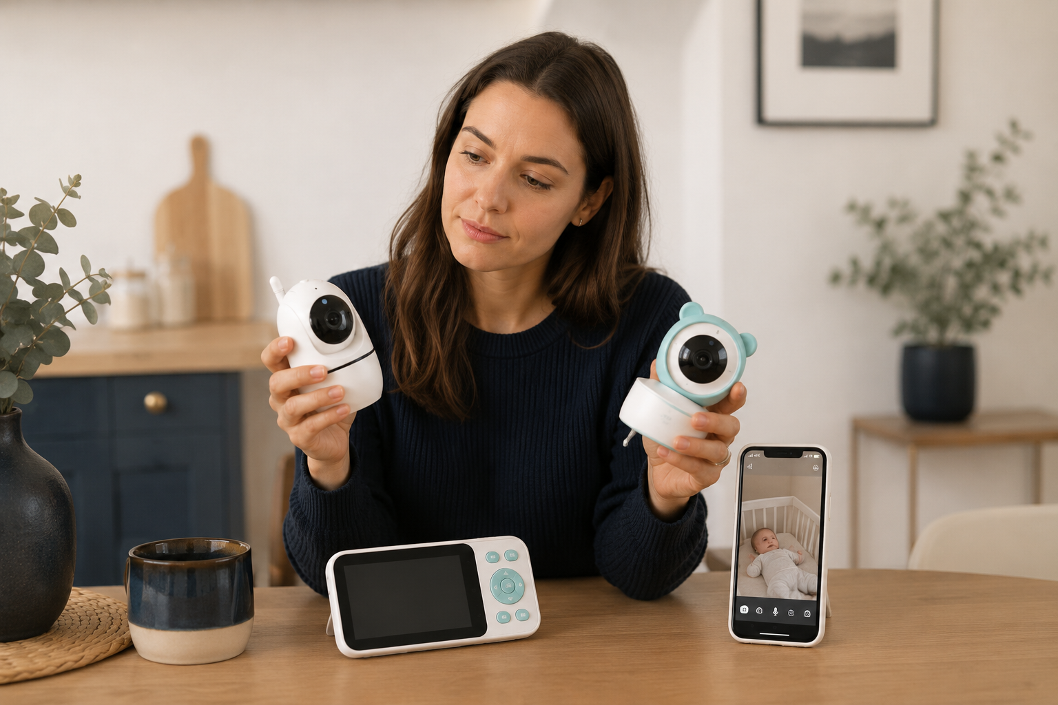 Babyphone sans Wi-Fi ou avec application : lequel choisir ? Image