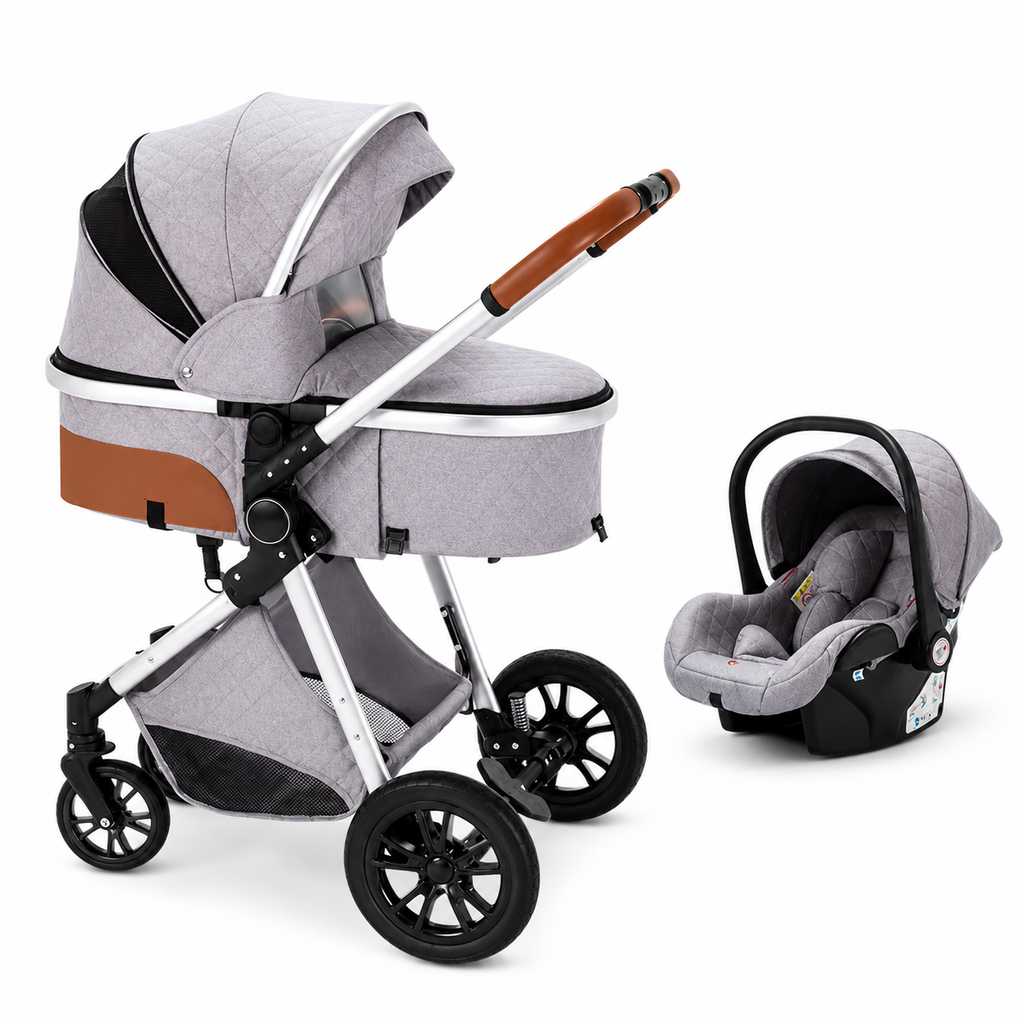 Poussette Bébé 3-en-1 Portable de Voyage