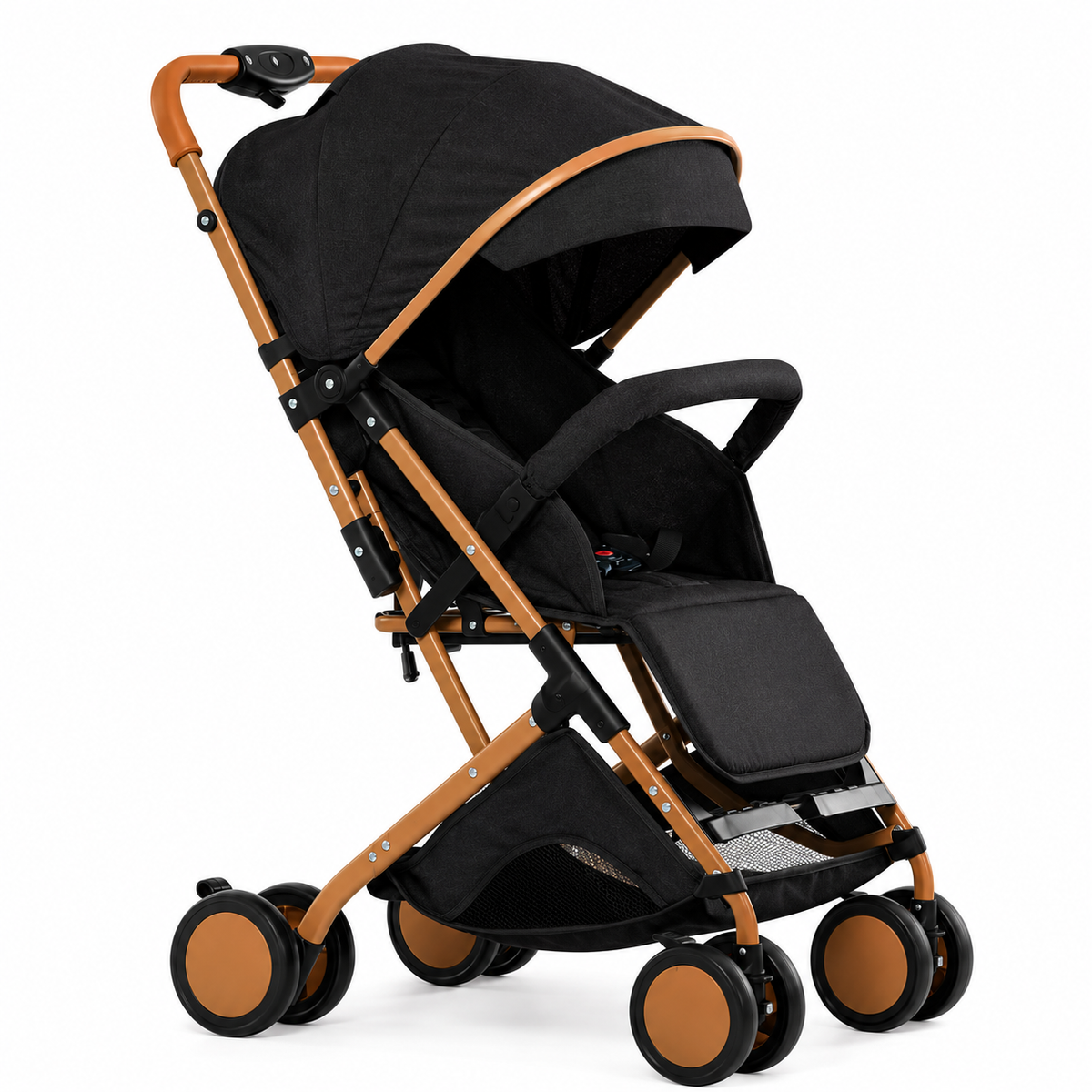 Poussette bebe moustiquaire portable pliable noir
