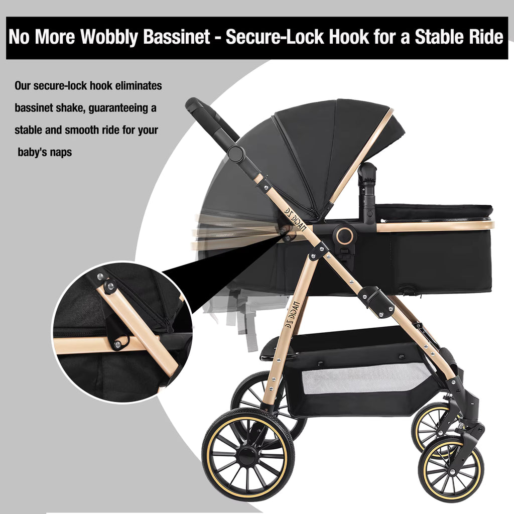 Poussette Bébé Confort Pliable 3-en-1