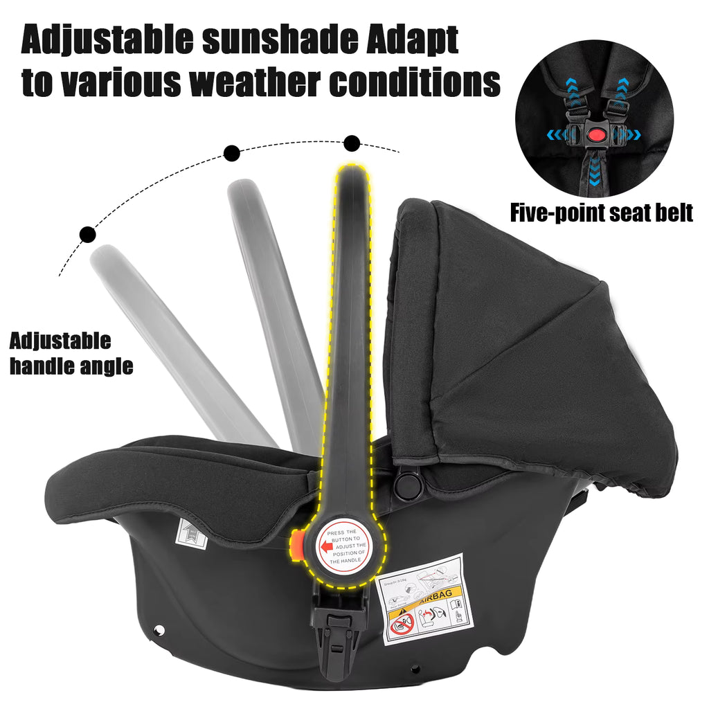Poussette Bébé Confort Pliable 3-en-1