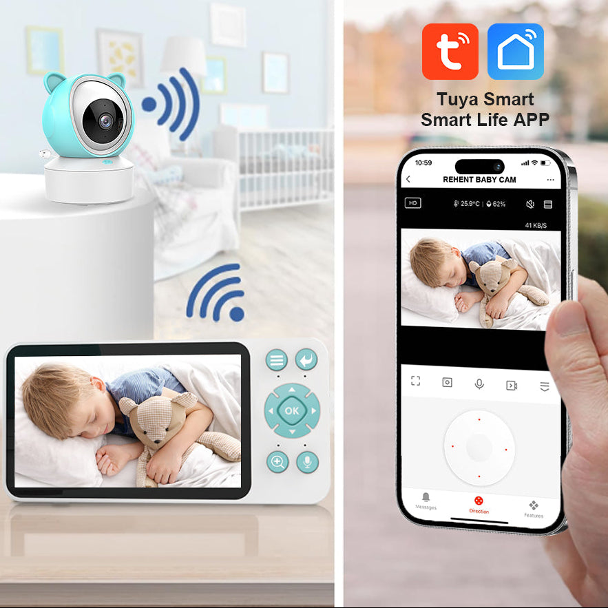 Babyphone avec Caméra Panoramique