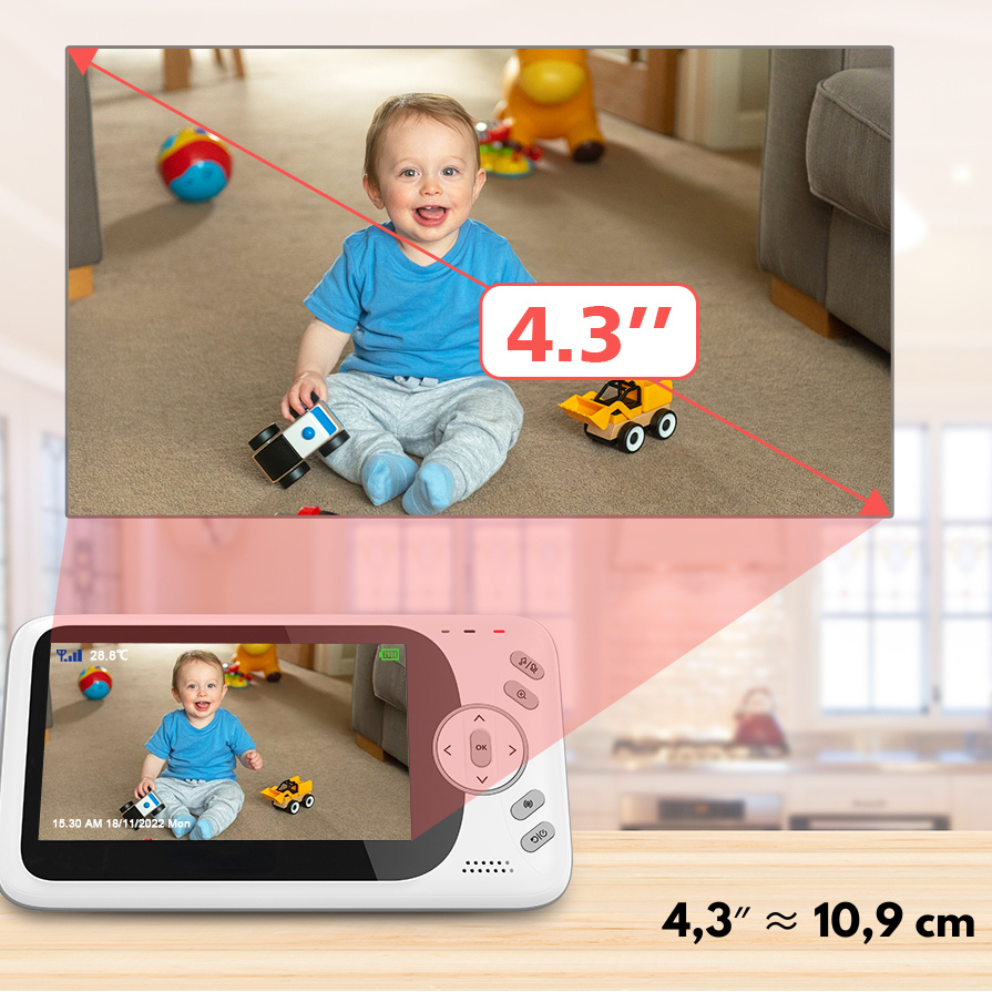 Babyphone de Surveillance Longue Distance