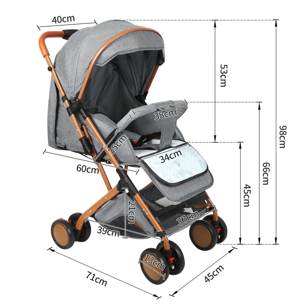 dimensions poussette bebe moustiquaire portable pliable