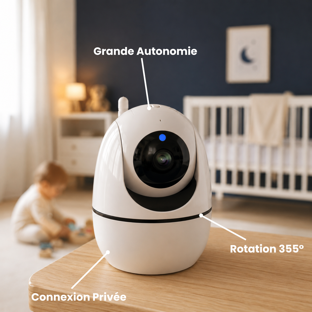 Babyphone avec Caméra sans Wifi