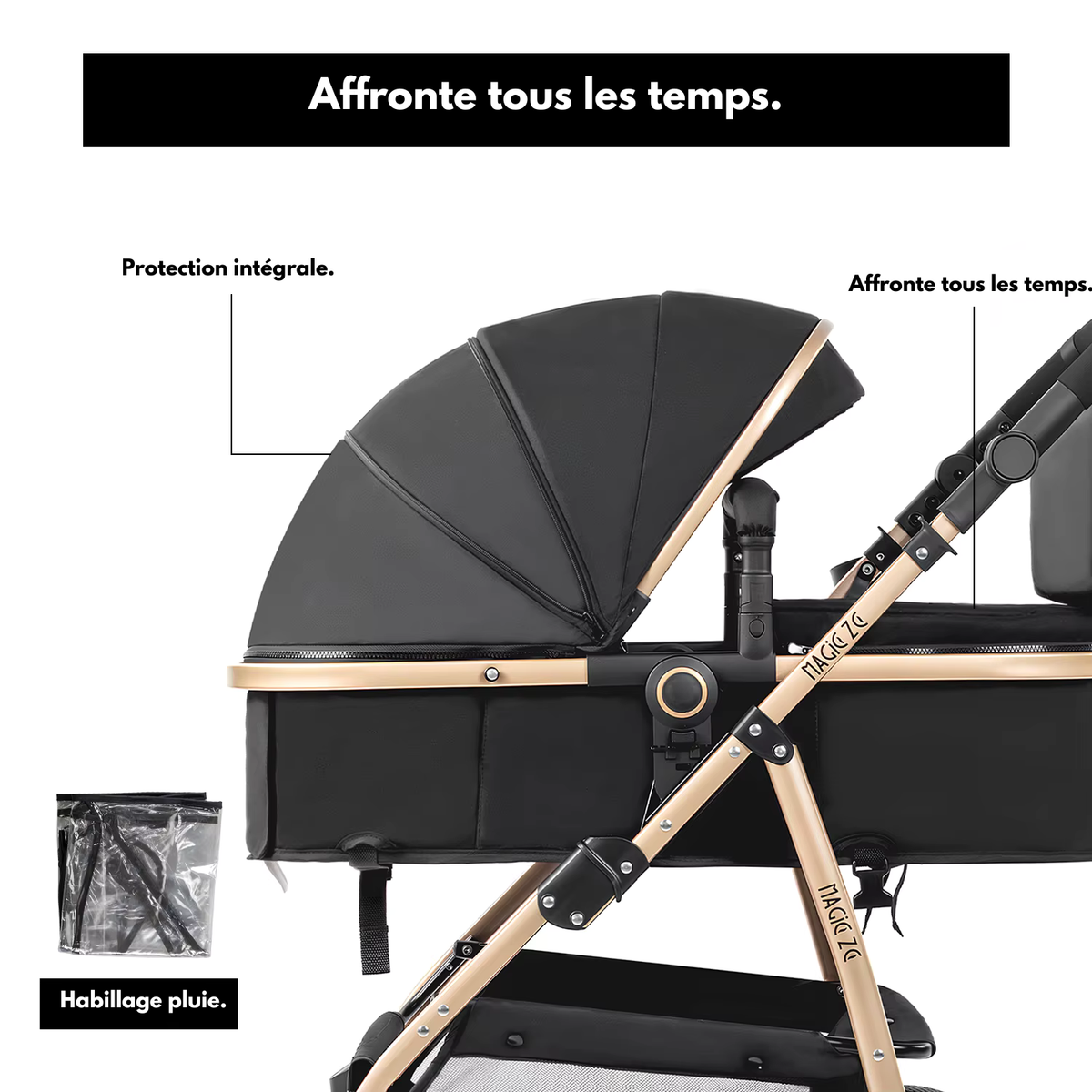 protection pluie poussette bebe confort pliable 3 en 1